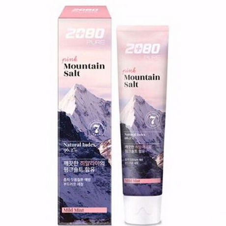 Зубная паста с розовой гималайской солью Dental Clinic 2080 Pure Pink Mountain Salt Toothpaste Mild Mint, 120 гр.