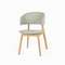 Стул Lolly, натуральный, светло-серая обивка