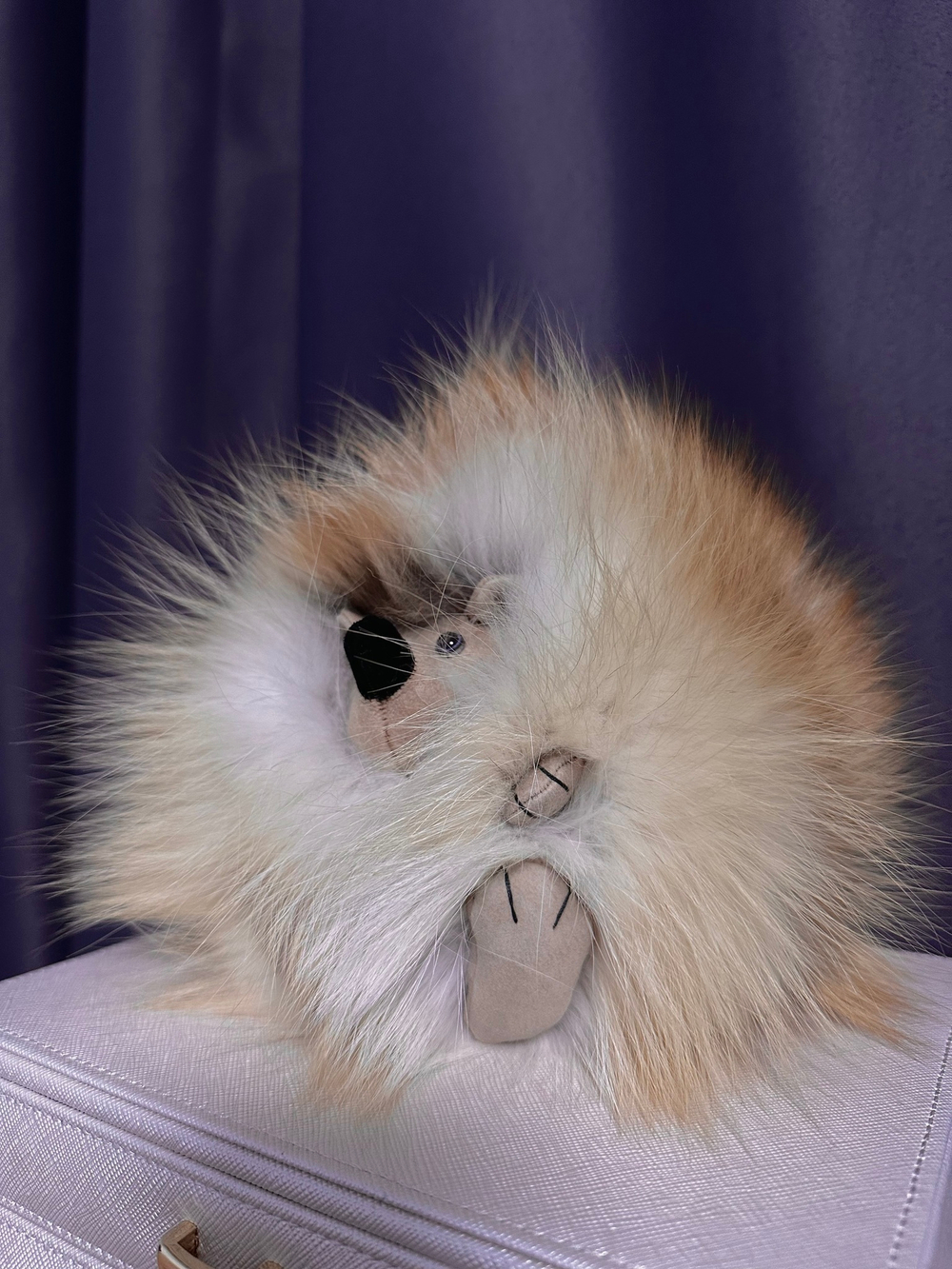 Ёжик Тофу (большой) мех лисы