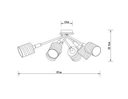 Потолочная люстра Arte Lamp