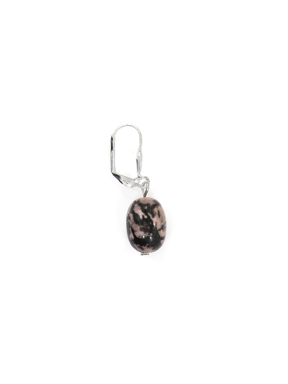 Серьги из родонита rose001-prbo