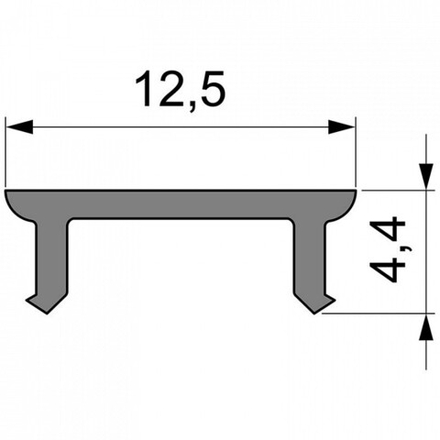 Профиль накладной Deko-Light P-01-08 983005