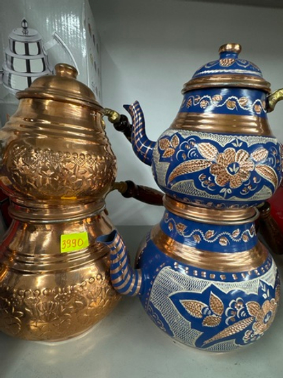 Чайники медные набор