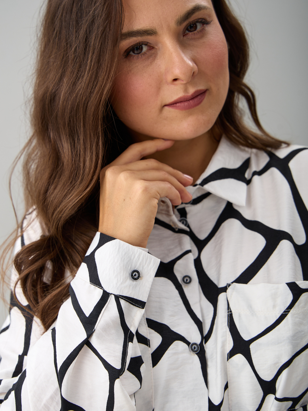 Рубашка Ртс-058/белыекамешки