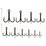 Крючки Saikyo тройн.1130 BN №08 (50шт)