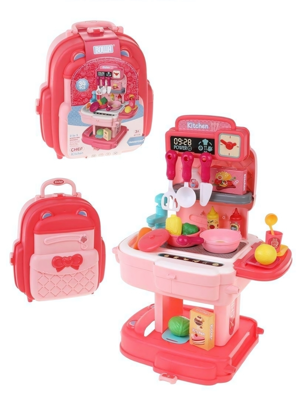 Игровой модуль "Кухня" 34 предм. коробка Y15230355