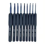 Набор крючков для вязания с мягкой ручкой