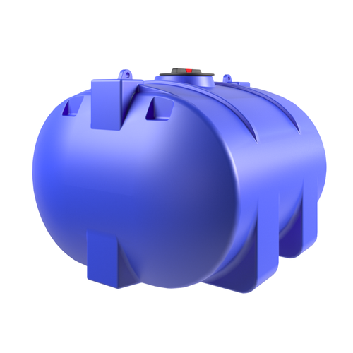 Ёмкость горизонтальная 4000л Политим 4000 л.(1642x2200x1610см;синий) - арт.560777