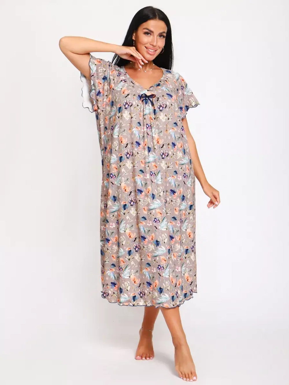 Ночная сорочка из вискозы