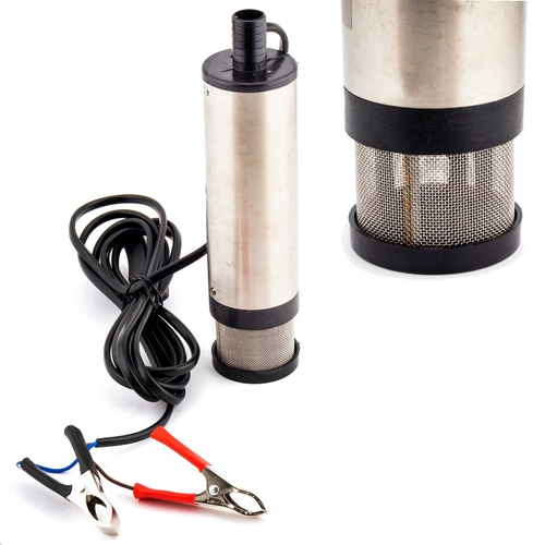 Насос для перекачки диз.топлива, антифриза, тосола 12В, диаметр насоса 51мм, съемный фильтр (TOP AUTO)