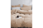 Постельное белье GoodNight Сатин Делюкс 2 сп. с евро (с нав. 50х70) бежевый