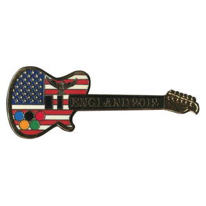 Значок Olympic Games - England 2012 - Guitar