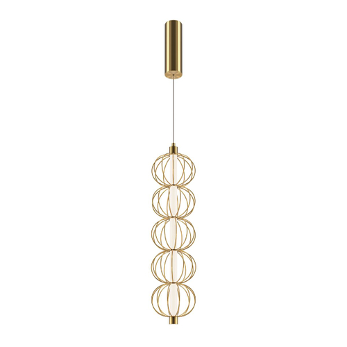 Подвесной светодиодный светильник Maytoni Golden Cage MOD216PL-L10G3K