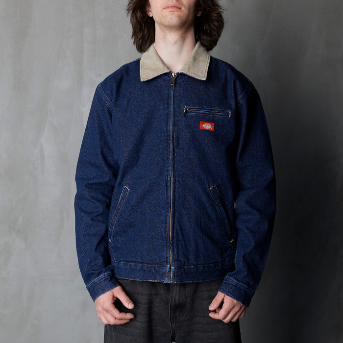 Куртка Dickies Denim Painter Jacket Dark Indigo артикул:DK0A88EG0DD1 - купить в магазине Дайс