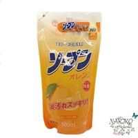Жидкость для мытья посуды Kaneyo Sopun Orange Сладкий апельсин, мягкая упаковка 500 мл.
