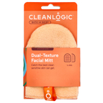 Cleanlogic, Bath and Body, перчатки для лица с двойной текстурой, 1 шт.
