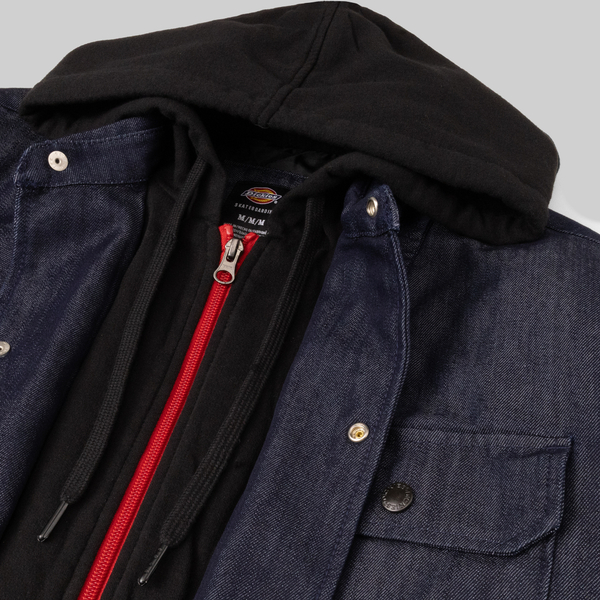 Куртка мужская Dickies Skateboarding Denim Shirt Jacket артикул:TJSK6-blue - купить в магазине Дайс