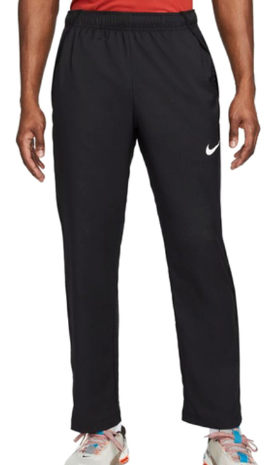Мужские теннисные штаны Nike Dri-Fit Woven Team Training Trousers M - black/black/white