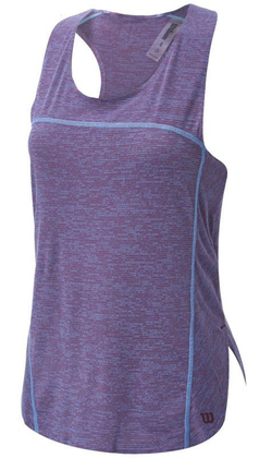 Женский топ теннисный Wilson Kaos Mirage Tank W - Фиолетовый
