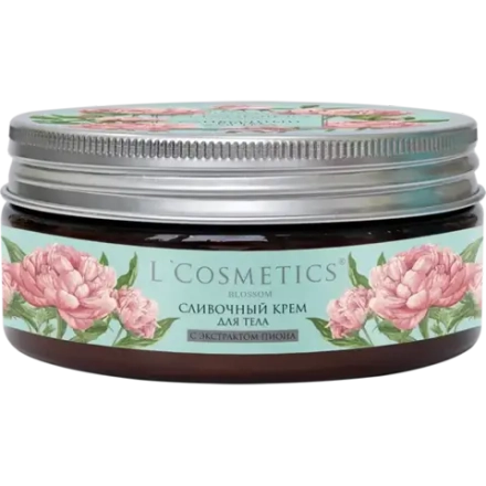 Сливочный крем для тела с экстрактом пиона Питание BLOSSOM Charming Peony, ТМ L'COSMETIC