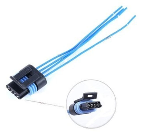 Разъем датчика холостого хода инжекторных автомобилей ВАЗ, с проводами (VOLTON)