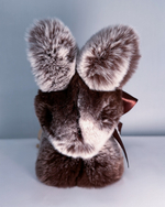 Кролик Тоша маленький (коричневый с белым) - уникальный окрас