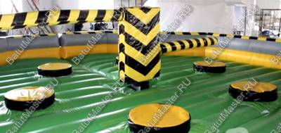 Батут для аттракциона "Увернись от палки" (Melt Down) 9*9*1.7 м