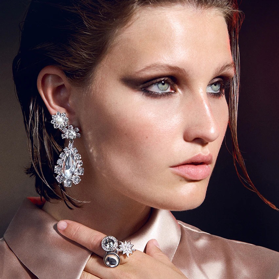 Серьги Dyrberg Kern LUCIA SS WHITE 390072
