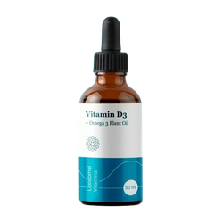 Liposomal Vitamins Liposomal Vitamin D3 + Omega 3 50 ml , Липосомальный Витамин D3 + Растительная Омега 3