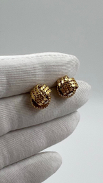 Серьги пусеты Узелки