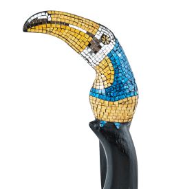 Decor and Gift 23-006-03 Статуэтка «Тукан» дерево+стекл.мозаика 60 см