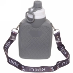 Фляжка силиконовая 700мл «Турист» с карабином