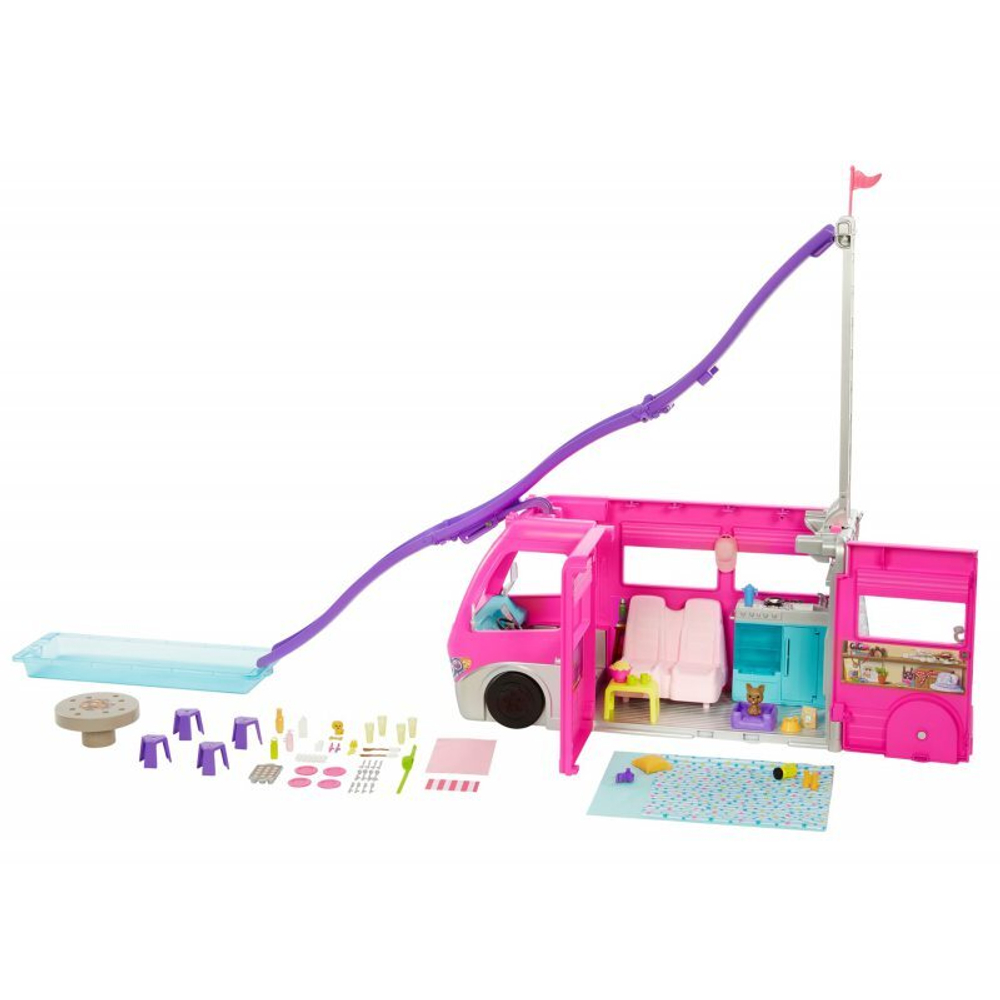 Барби - DreamCamper Dream Camper Set 60 шт. HCD46