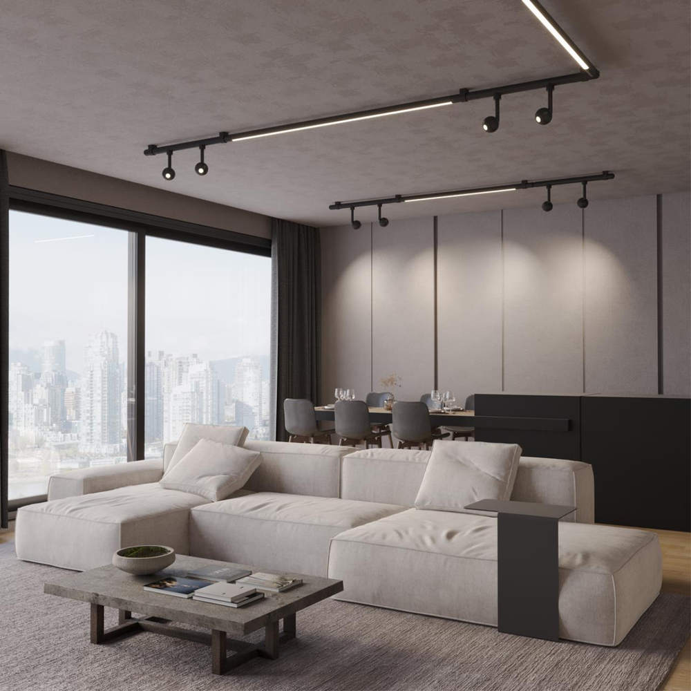 Светильник диммир. со сменой цв. температуры (управл. - пульт ДУ или приложение Smart Life) Novotech GLAT 359375 KONST NT24