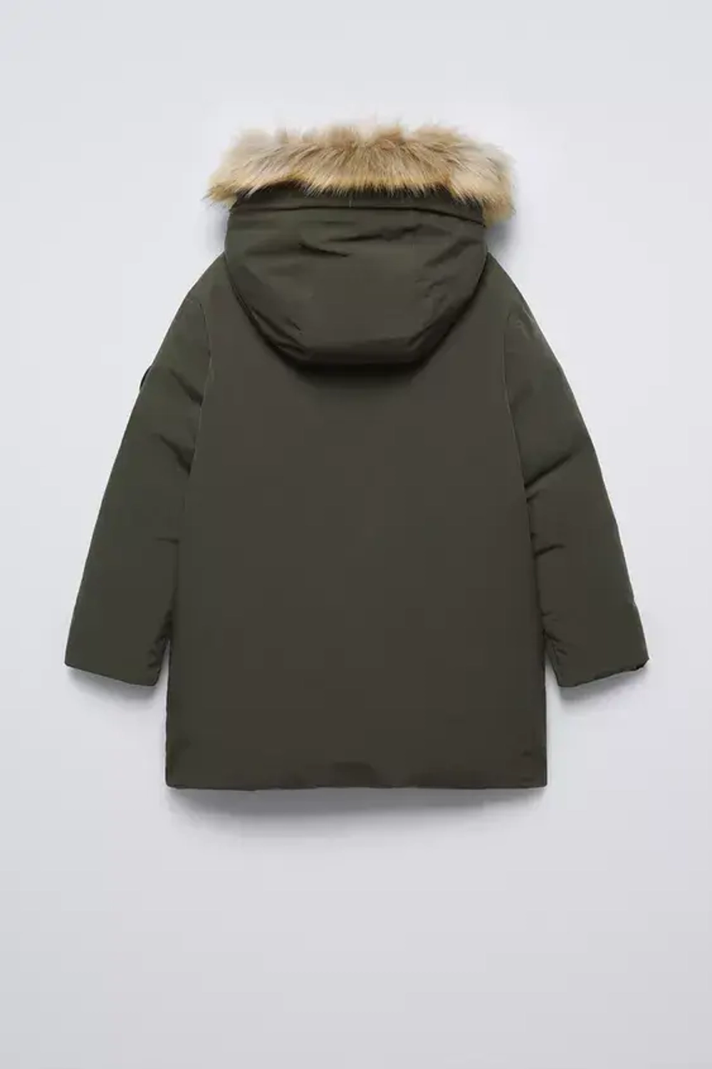 Zara water repellent parka shop