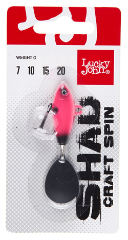 Тейл-спиннер Lucky John SHAD CRAFT SPIN 20г, цвет 021