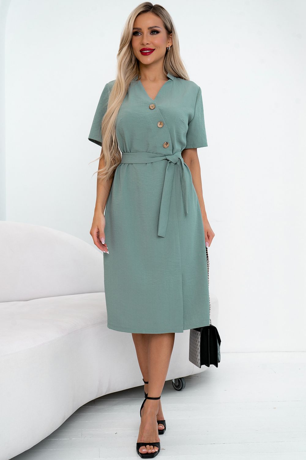 Платье Хистори (полынь) Р11-1205/2 Nikol