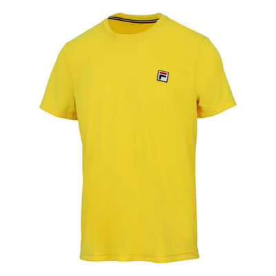 Мужское теннисное поло Fila Dani T-Shirt Men - Yellow