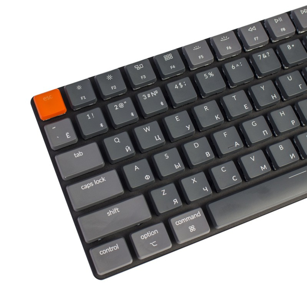 Беспроводная механическая ультратонкая клавиатура Keychron K3, 84 клавиши, RGB подсветка, Blue Switch (K3-E2)