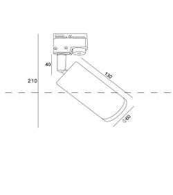 Трековый светильник Maytoni Technical TR004-1-GU10-CH