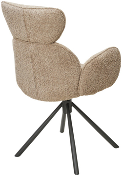 Стул VARDY 360 град.поворот. Хаки букле XD841-06 / Серый, ®DISAUR