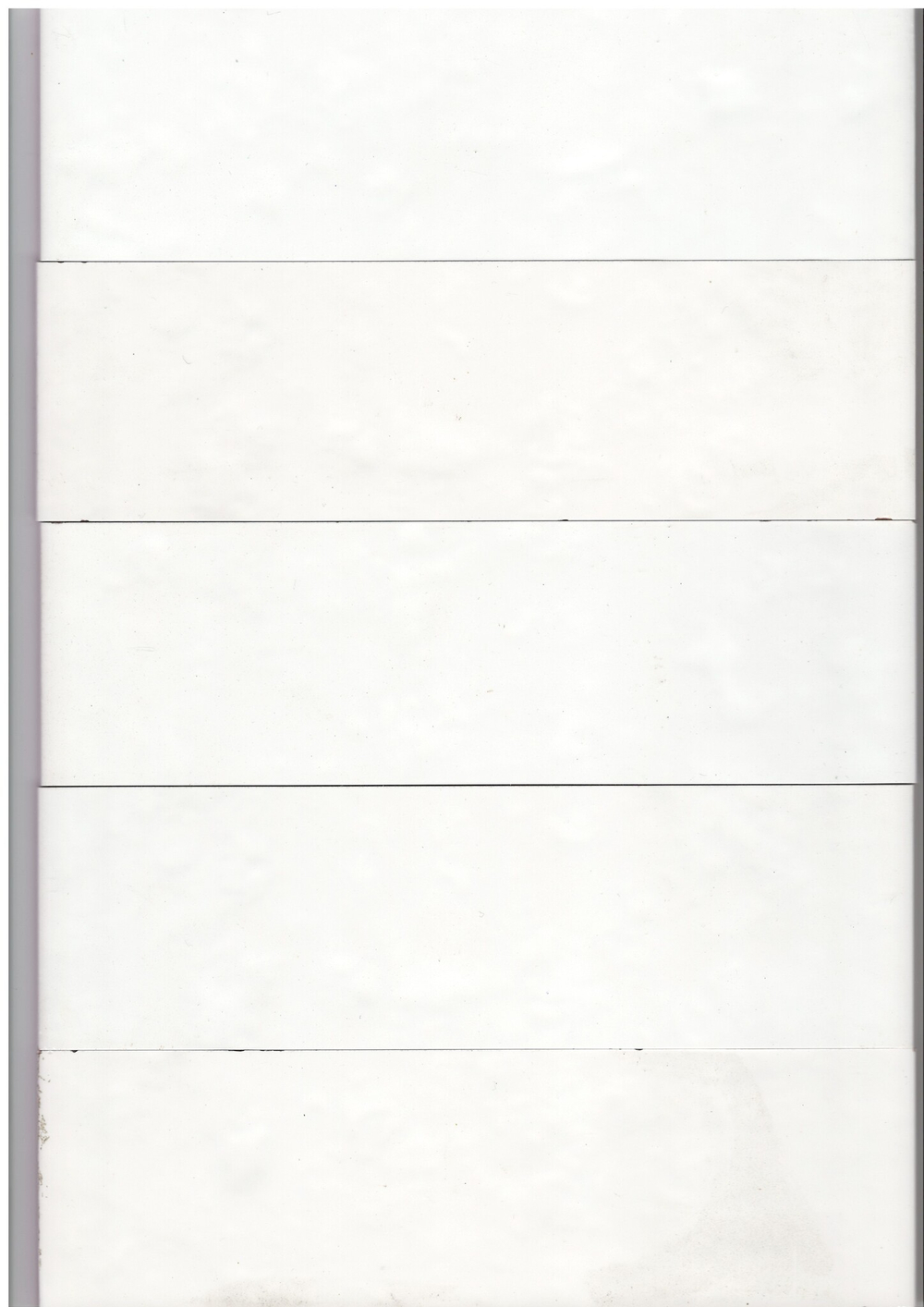Плитка настенная Viva Bianco glossy 200x59х7 мм
