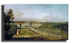 Репродукция "Бернардо Беллотто - Дворец Шёнбрунн в Вене"