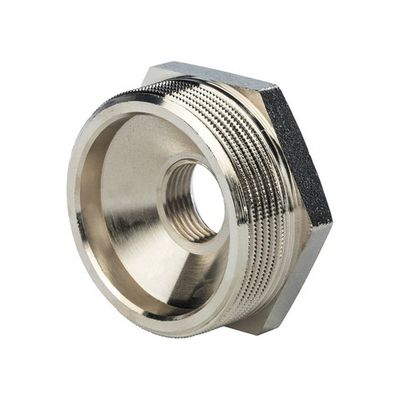 Футорка STOUT SFT 0029 - 1"1/2 x 1/2" (для стальных труб, латунь никелированная)