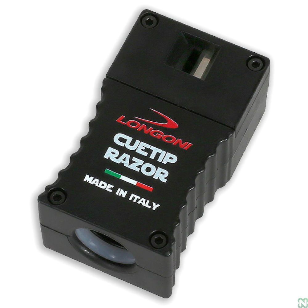 Инструмент для обработки наклейки "Longoni Cue Tip Razor 2 in 1"