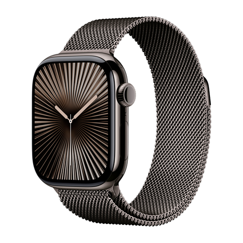 Умные часы Apple Watch Series 10 GPS + Cellular, 42mm, Slate Titanium Case with Milanese Loop, Slate