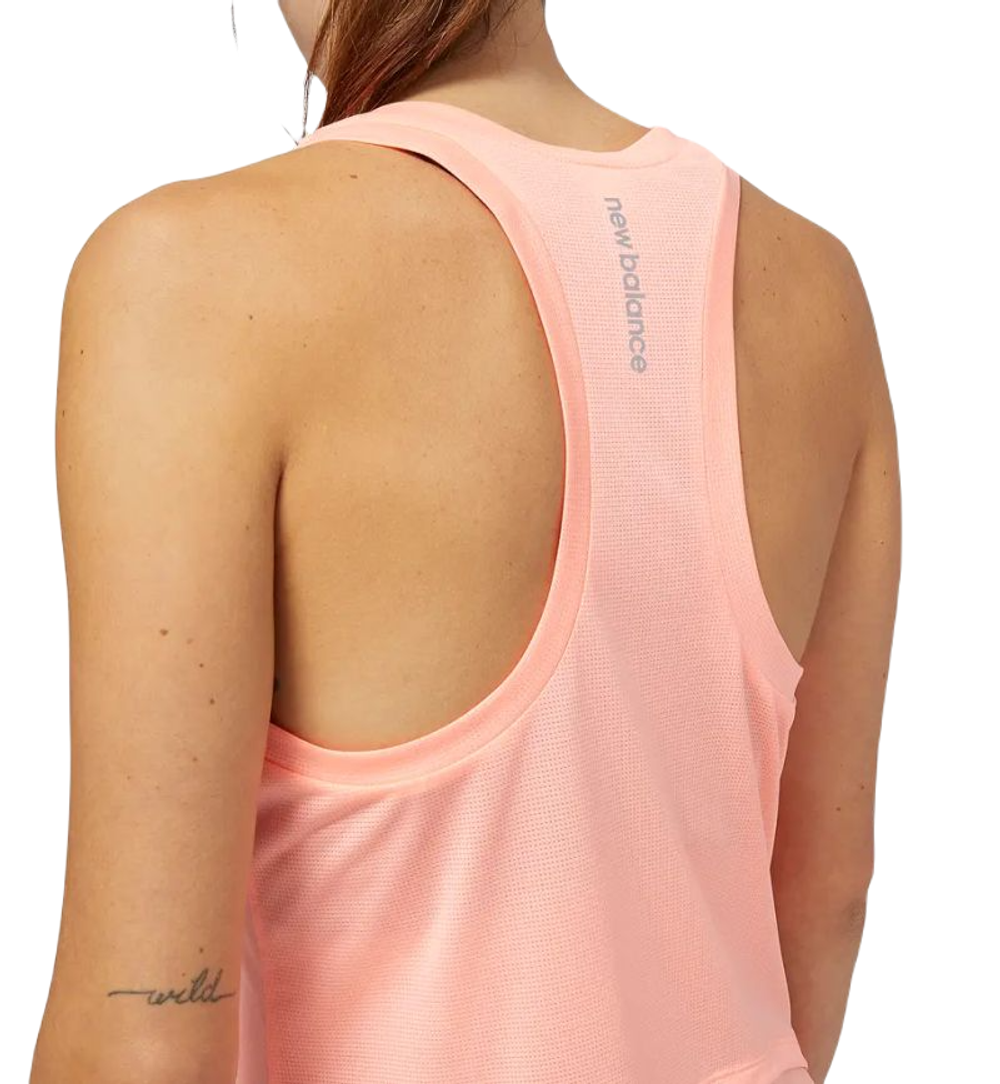 Топ теннисный New Balance Accelerate Tank - grapefruit