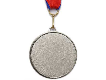 Медаль спортивная с лентой 2 место d - 5 см :5200-11