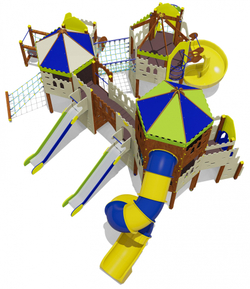 Игровой комплекс 07107.21 для детей 6-12 лет для уличной площадки