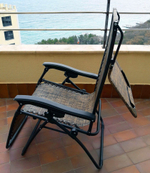 Кресло-шезлонг + Подушка без столика подстаканника Besta Fiesta ZD‑1